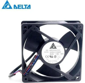 AJMRTC Replacement High Airflow Cooling Fan for Delta EFB1212VHF, 120x120x32mm 12032 DC 12V 1.20A 3-Wire Tachometer Industrial Axial Fan for Server, Inverter, Power Supply Cabinet