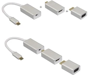 AJMRTC All in 1 USB C 3.1 Type-C to Mini DisplayPort Adapter, 4K@60Hz Type C Male to Mini DP Female Converter, DP Alt Mode for Laptop, Monitor, Projector, Video Display AJMRTC All in 1 USB C 3.1 Type-C to Mini DisplayPort Adapter, 4K@60Hz Type C Male to Mini DP Female Converter, DP Alt Mode for Laptop, Monitor, Projector, Video Display