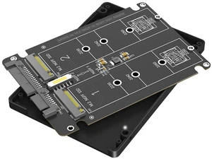 AJMRTC Dual M.2 NGFF B-Key to SATA 3.0 Adapter Card, 6Gbps SATA Protocol SSD Converter with Protective Case, Support M.2 SATA SSD 2230 2242 2260 2280 for Desktop NAS AJMRTC Dual M.2 NGFF B-Key to SATA 3.0 Adapter Card, 6Gbps SATA Protocol SSD Converter with Protective Case, Support M.2 SATA SSD 2230 2242 2260 2280 for Desktop NAS
