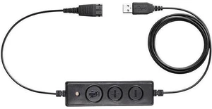 AJMRTC Call Center QD to USB Adapter Cable, Quick Disconnect Headset Converter with Adjustable Volume & Microphone Mute Control for Office Telephone Headset AJMRTC Call Center QD to USB Adapter Cable, Quick Disconnect Headset Converter with Adjustable Volume & Microphone Mute Control for Office Telephone Headset