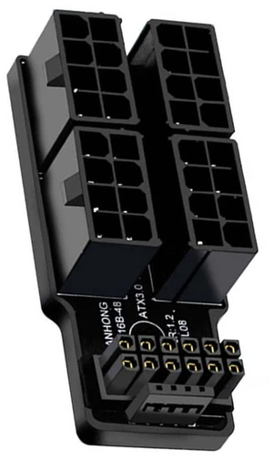 AJMRTC ATX3.0 PCIe 5.0 12VHPWR 90 Degree Up Angled Power Adapter, 12+4Pin 16Pin GPU to 4 x PCIe 8Pin Modular PSU Converter, 600W for RTX 4080, RTX 5090Ti Graphics Card AJMRTC ATX3.0 PCIe 5.0 12VHPWR 90 Degree Up Angled Power Adapter, 12+4Pin 16Pin GPU to 4 x PCIe 8Pin Modular PSU Converter, 600W for RTX 4080, RTX 5090Ti Graphics Card
