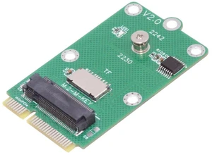 AJMRTC 2-in-1 Mini PCI-E Expansion Adapter, M.2 M-Key NVMe NGFF + Micro SD TF Card Reader Combo, SSD Storage Adapter for Motherboard, mSATA Interface Not Supported AJMRTC 2-in-1 Mini PCI-E Expansion Adapter, M.2 M-Key NVMe NGFF + Micro SD TF Card Reader Combo, SSD Storage Adapter for Motherboard, mSATA Interface Not Supported