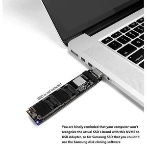 AJMRTC M.2 NVMe SSD to USB 3.1 Adapter, Portable PCIe to USB3.0 Converter, Hot Swap High Performance 10Gbps M-Key NVMe Reader for 2230 2242 2260 2280 M.2 SSD, UASP Accelerated AJMRTC M.2 NVMe SSD to USB 3.1 Adapter, Portable PCIe to USB3.0 Converter, Hot Swap High Performance 10Gbps M-Key NVMe Reader for 2230 2242 2260 2280 M.2 SSD, UASP Accelerated