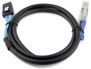 AJMRTC Mini SAS HD SFF-8644 with IC Chip to SFF-8087 Server Stacking Cable, Active Repeater SAS 3.0 12Gbps Storage Interconnect Cord for RAID HBA Controller, JBOD Backplane, Server Chassis, 1 Pack AJMRTC Mini SAS HD SFF-8644 with IC Chip to SFF-8087 Server Stacking Cable, Active Repeater SAS 3.0 12Gbps Storage Interconnect Cord for RAID HBA Controller, JBOD Backplane, Server Chassis, 1 Pack