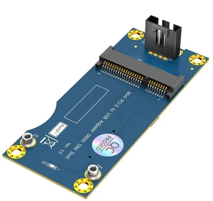 AJMRTC Mini PCI-E to USB 2.0 Adapter with SIM Card Slot, Vertical USB Type-A Port, 6Pin / 8Pin Power Connector for WWAN LTE 4G 3G Cellular Module, Industrial Embedded Router IoT Gateway, 1 Pack AJMRTC Mini PCI-E to USB 2.0 Adapter with SIM Card Slot, Vertical USB Type-A Port, 6Pin / 8Pin Power Connector for WWAN LTE 4G 3G Cellular Module, Industrial Embedded Router IoT Gateway, 1 Pack
