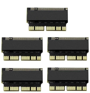 AJMRTC M.2 NGFF M-Key NVMe PCIe x4 SSD Adapter Card 5 Pack, Upgrade Converter for MacBook Air Pro 2013 2014 2015 A1465 A1466 A1502 A1398, 12+16Pin Proprietary SSD Slot Replacement AJMRTC M.2 NGFF M-Key NVMe PCIe x4 SSD Adapter Card 5 Pack, Upgrade Converter for MacBook Air Pro 2013 2014 2015 A1465 A1466 A1502 A1398, 12+16Pin Proprietary SSD Slot Replacement