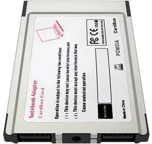AJMRTC 2 Port USB 2.0 CardBus PCMCIA Adapter Card, 480Mbps High Speed Type II PC Card Expansion Converter for Old Laptop Notebook, Hot Swap USB Hub Add-on AJMRTC 2 Port USB 2.0 CardBus PCMCIA Adapter Card, 480Mbps High Speed Type II PC Card Expansion Converter for Old Laptop Notebook, Hot Swap USB Hub Add-on