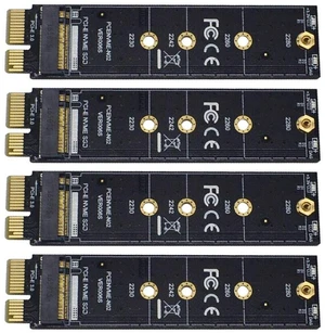 AJMRTC PCIe 3.0 x1 to M.2 M Key NVMe SSD Riser Adapter with Heatsink, Full Speed NGFF Converter Compatible with 2230 2242 2260 2280 SSD, Works on PCIe X1 X4 X8 X16 Slot for Desktop PC Storage Upgrade AJMRTC PCIe 3.0 x1 to M.2 M Key NVMe SSD Riser Adapter with Heatsink, Full Speed NGFF Converter Compatible with 2230 2242 2260 2280 SSD, Works on PCIe X1 X4 X8 X16 Slot for Desktop PC Storage Upgrade