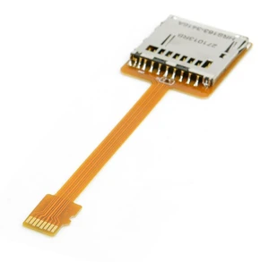 AJMRTC Micro SD TF Male to SD Female Extension Cable, 10cm Soft Flat FPC TF Memory Card Extension Cord, Flexible Ribbon Cable for TF Card Reader Device AJMRTC Micro SD TF Male to SD Female Extension Cable, 10cm Soft Flat FPC TF Memory Card Extension Cord, Flexible Ribbon Cable for TF Card Reader Device