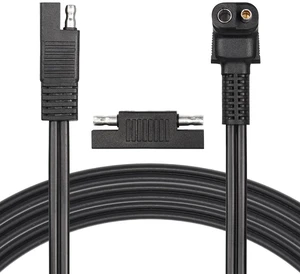 AJMRTC 90 Degree Right Angle SAE to SAE Extension Cable, 0.9M 12AWG Heavy Duty Quick Disconnect DC Power Wire Harness for Solar Panel, Motorcycle, RV, Battery Charger AJMRTC 90 Degree Right Angle SAE to SAE Extension Cable, 0.9M 12AWG Heavy Duty Quick Disconnect DC Power Wire Harness for Solar Panel, Motorcycle, RV, Battery Charger