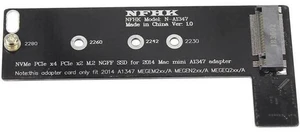 AJMRTC M.2 NVMe M-Key SSD Converter Adapter Card for Mac Mini Late 2014 A1347 MEGEN2 MEGEQ2, NGFF PCIe SSD Upgrade Riser Board AJMRTC M.2 NVMe M-Key SSD Converter Adapter Card for Mac Mini Late 2014 A1347 MEGEN2 MEGEQ2, NGFF PCIe SSD Upgrade Riser Board