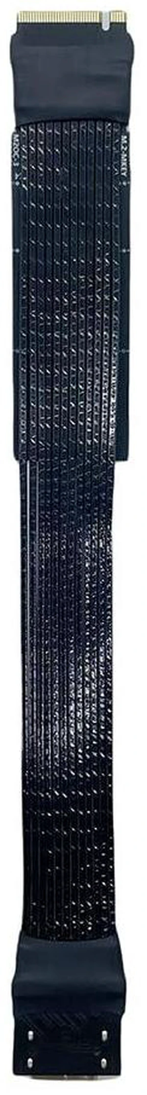 AJMRTC M2OC1C 25CM PCIe 4.0 X4 Extension Cable, M.2 M-Key NVMe NGFF to OCuLink SFF-8611 4i SFF-8612 External Gen4 Adapter Cable for eGPU, U.2 U3 NVMe SSD, Mini PC Dock