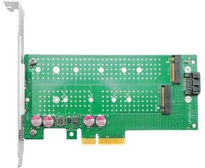 AJMRTC M.2 NVMe NGFF to PCIe X4 Adapter Card, Dual M-Key + B-Key Interface, Support NVMe PCIe SSD and SATA NGFF M.2 SSD Simultaneously, Storage Expansion Riser for Desktop PC, Workstation, NAS AJMRTC M.2 NVMe NGFF to PCIe X4 Adapter Card, Dual M-Key + B-Key Interface, Support NVMe PCIe SSD and SATA NGFF M.2 SSD Simultaneously, Storage Expansion Riser for Desktop PC, Workstation, NAS