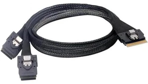 AJMRTC SF-029 Slimline SAS 4.0 Cable, SFF-8654 8i 74Pin Host to Dual SFF-8087 Mini SAS Breakout Cable, PCIe Ultraport SlimSAS Cable for Server Storage RAID Controller AJMRTC SF-029 Slimline SAS 4.0 Cable, SFF-8654 8i 74Pin Host to Dual SFF-8087 Mini SAS Breakout Cable, PCIe Ultraport SlimSAS Cable for Server Storage RAID Controller