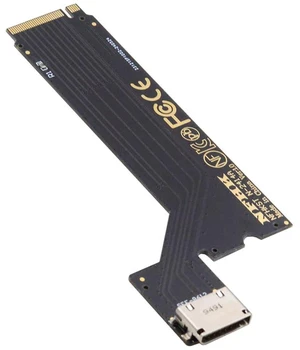 AJMRTC M.2 M-Key PCIe 4.0 to OCuLink SFF-8612 SFF-8611 Host Adapter, Custom Fit for 2024 ThinkBook 14+ AMD 8845H, For External eGPU Graphics Card & NVMe SSD Expansion AJMRTC M.2 M-Key PCIe 4.0 to OCuLink SFF-8612 SFF-8611 Host Adapter, Custom Fit for 2024 ThinkBook 14+ AMD 8845H, For External eGPU Graphics Card & NVMe SSD Expansion