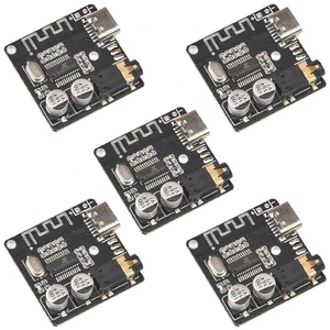 AJMRTC 5Pcs VHM-314 Bluetooth 5.0 MP3 Lossless Decoder Board, USB-C Wireless Audio Receiver Module for DIY Speaker Amplifier AJMRTC 5Pcs VHM-314 Bluetooth 5.0 MP3 Lossless Decoder Board, USB-C Wireless Audio Receiver Module for DIY Speaker Amplifier