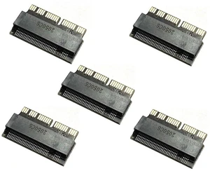 AJMRTC 5Pcs M.2 PCIe M-Key 2280 SSD Adapter Converter Card, Replace Original Internal Hard Drive, Compatible with MacBook Air A1465 A1466 MacBook Pro A1398 A1502, Short Version AJMRTC 5Pcs M.2 PCIe M-Key 2280 SSD Adapter Converter Card, Replace Original Internal Hard Drive, Compatible with MacBook Air A1465 A1466 MacBook Pro A1398 A1502, Short Version
