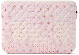 13-14 inch Cotton Quilted Laptop Sleeve for Women, Aesthetic Puffy Laptop Case Carrying Bag Compatible with MacBook Air/Pro 13/Pro 14, Soft Computer Liner Bag (Purple Patchwork, 13.3 inch) 13-14 inch Cotton Quilted Laptop Sleeve for Women, Aesthetic Puffy Laptop Case Carrying Bag Compatible with MacBook Air/Pro 13/Pro 14, Soft Computer Liner Bag (Purple Patchwork, 13.3 inch)