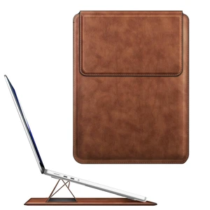 Sleeve Case for MacBook Neo 13 inch, Air 13.6/13.3 inch, Pro 13 inch | Other Up to 13 inch Laptop Tablet, Slim Bag Cover with Stand, Synthetic Leather, Magnetic Closure, Brown Sleeve Case for MacBook Neo 13 inch, Air 13.6/13.3 inch, Pro 13 inch | Other Up to 13 inch Laptop Tablet, Slim Bag Cover with Stand, Synthetic Leather, Magnetic Closure, Brown