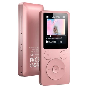 64GB MP3 Player with Bluetooth 5.3, Speaker & Physical Buttons | Portable Music Player with FM Radio, Voice Recorder, Lanyard & Earphones, Only 1.2 oz, 40H Battery, Up to 128GB microSD Card 64GB MP3 Player with Bluetooth 5.3, Speaker & Physical Buttons | Portable Music Player with FM Radio, Voice Recorder, Lanyard & Earphones, Only 1.2 oz, 40H Battery, Up to 128GB microSD Card