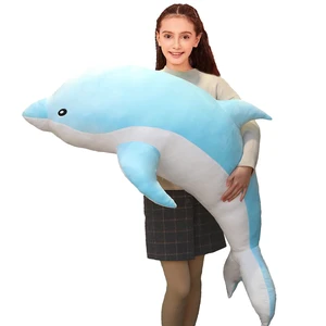 Dolphin Stuffed Animals Plush Pillow Super Soft Sea Animal Plush Toys Dolls for Boys Girls Sleeping Cushion Gift (70cm/27.55in, Blue) Dolphin Stuffed Animals Plush Pillow Super Soft Sea Animal Plush Toys Dolls for Boys Girls Sleeping Cushion Gift (70cm/27.55in, Blue)