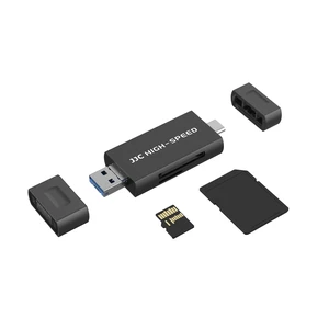 UHS-II SD MicroSD USB Card Reader, Transfer Speed up to 312MB/s, Black | SD Card Adapter, 3-in-1 USB-A USB-C Micro USB Connection Port, Compatible with Computer, Laptop, OTG Enable Phone & Tablet UHS-II SD MicroSD USB Card Reader, Transfer Speed up to 312MB/s, Black | SD Card Adapter, 3-in-1 USB-A USB-C Micro USB Connection Port, Compatible with Computer, Laptop, OTG Enable Phone & Tablet