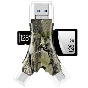 SD Card Reader for iPhone/ipad/Android/Mac/Computer/Camera,4 in1 Micro SD Card Reader Trail Camera Viewer, Portable Memory Card Reader SD Card Adapter for SD and TF Cards SD Card Reader for iPhone/ipad/Android/Mac/Computer/Camera,4 in1 Micro SD Card Reader Trail Camera Viewer, Portable Memory Card Reader SD Card Adapter for SD and TF Cards