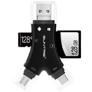 SD Card Reader for iPhone/ipad/Android/Mac/Computer/Camera,4 in1 Micro SD Card Reader Trail Camera Viewer, Portable Memory Card Reader SD Card Adapter for SD and TF Cards(Black) SD Card Reader for iPhone/ipad/Android/Mac/Computer/Camera,4 in1 Micro SD Card Reader Trail Camera Viewer, Portable Memory Card Reader SD Card Adapter for SD and TF Cards(Black)