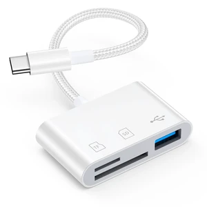 USB C SD Card Reader Adapter for Android Samsung Galaxy S26/S25/S24/iPhone | 17 Pro Max/17e/16e/16 Pro Max/16 Plus, Micro SD Card Reader,Plug and Play No App Required USB C SD Card Reader Adapter for Android Samsung Galaxy S26/S25/S24/iPhone | 17 Pro Max/17e/16e/16 Pro Max/16 Plus, Micro SD Card Reader,Plug and Play No App Required