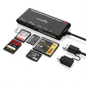 USB C Memory Card Reader, USB 3.0 7-in-1 SD CF XD MS Card Reader | Dual USB-A & USB-C Multi Card Adapter for SD, Micro SD, CF, XD & MS Cards, 5Gbps Data Transfer, Plug & Play USB C Memory Card Reader, USB 3.0 7-in-1 SD CF XD MS Card Reader | Dual USB-A & USB-C Multi Card Adapter for SD, Micro SD, CF, XD & MS Cards, 5Gbps Data Transfer, Plug & Play