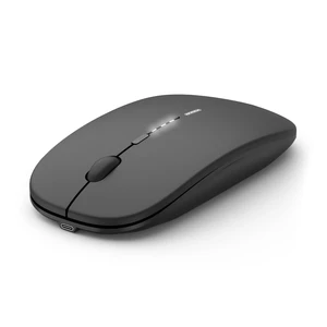 Rechargeable Wireless Mouse, Battery Display, Silent 4 DPI, Black | 2.4G ultra-slim cordless mouse with visible battery level and 4 DPI settings, quiet clicks for laptop, PC and computer use. Rechargeable Wireless Mouse, Battery Display, Silent 4 DPI, Black | 2.4G ultra-slim cordless mouse with visible battery level and 4 DPI settings, quiet clicks for laptop, PC and computer use.