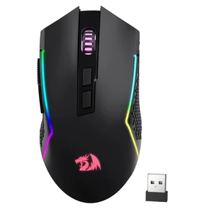 M693 Wireless Gaming Mouse, 8000 DPI Mice w/ 3-Mode Connection, BT & 2.4G Wireless, 7 Macro Buttons, Reliable Power Capacity for PC/Mac/Laptop M693 Wireless Gaming Mouse, 8000 DPI Mice w/ 3-Mode Connection, BT & 2.4G Wireless, 7 Macro Buttons, Reliable Power Capacity for PC/Mac/Laptop