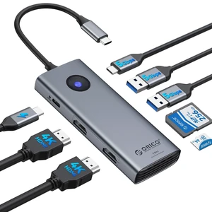 USB-C Docking Station Dual Monitor, 8-in-1 USB-C Hub with 2 HDMI | USB Docking Station with 4K@60Hz HDMI, 100W PD, USB A/C 3.0, SD/TF, Laptop Dock Compatible with Dell XPS/HP/Surface/Mac USB-C Docking Station Dual Monitor, 8-in-1 USB-C Hub with 2 HDMI | USB Docking Station with 4K@60Hz HDMI, 100W PD, USB A/C 3.0, SD/TF, Laptop Dock Compatible with Dell XPS/HP/Surface/Mac