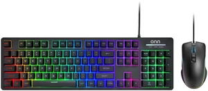 Wired Membrane Gaming Keyboard and Mouse Combo with LED Backlit for Enhanced Visibility Wired Membrane Gaming Keyboard and Mouse Combo with LED Backlit for Enhanced Visibility