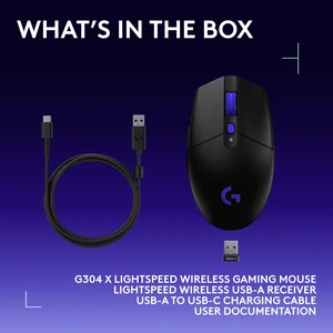 G304X Wireless Gaming Mouse - Black G304X Wireless Gaming Mouse - Black