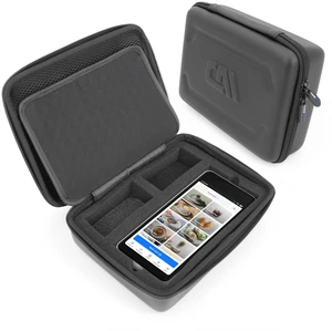 Travel Case Compatible With Square Handheld Credit Card Machine Point of Sale Card Reader, Impact Resistant Exterior With Padded Foam Screen Protection and Storage For Accessories Travel Case Compatible With Square Handheld Credit Card Machine Point of Sale Card Reader, Impact Resistant Exterior With Padded Foam Screen Protection and Storage For Accessories