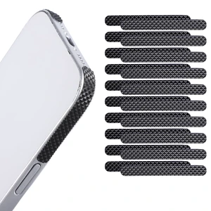 20 PCS Cell Phone Grip Tape, Black Non Slip Side Sticker Adhesive Grippy Bumper Frame Rubber Stickers for Phone Case Tablet Computer 20 PCS Cell Phone Grip Tape, Black Non Slip Side Sticker Adhesive Grippy Bumper Frame Rubber Stickers for Phone Case Tablet Computer