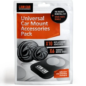 The Richest Replacement Pack for Any Magnetic Car Mount - PopSocket Compatible Metal Phone Plates (Discs) and 3M Adhesive Stickers in Unique Adhesives Life Extending Packaging The Richest Replacement Pack for Any Magnetic Car Mount - PopSocket Compatible Metal Phone Plates (Discs) and 3M Adhesive Stickers in Unique Adhesives Life Extending Packaging
