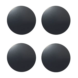 Replacement Metal Plates Set for Magnetic Car Phone Holders, Wall & Air Vent Mounts, Cases, Magnets. Kit of 4 Black Round Iron Discs Without Holes. 3M Adhesive Backing. Matte Steel Sheets 4 Pack Replacement Metal Plates Set for Magnetic Car Phone Holders, Wall & Air Vent Mounts, Cases, Magnets. Kit of 4 Black Round Iron Discs Without Holes. 3M Adhesive Backing. Matte Steel Sheets 4 Pack