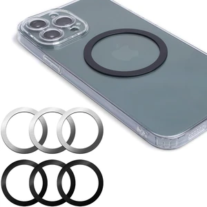 MagSafe Ring Sticker, Metal Ring for Case, 6 Pack Black Silver | 6 Pack 3 Black 3 Silver. MagSafe conversion kit, metal adapter ring, strong adhesive. Compatible for MagSafe charger & Kindle MagSafe Ring Sticker, Metal Ring for Case, 6 Pack Black Silver | 6 Pack 3 Black 3 Silver. MagSafe conversion kit, metal adapter ring, strong adhesive. Compatible for MagSafe charger & Kindle