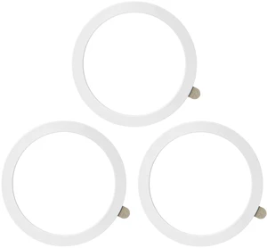 Universal Metal Ring Sticker, 3Pcs, White | Compatible with iPhone/Samsung/Android Cellphones, Magnetic Phone Charger/Mount/Holder Conversion
