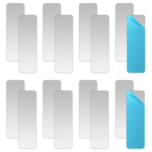 Adhesive Metal Plates for Magnetic Mounts, 1" x 3.15", 16 Pack Steel Strips with Adhesive Backing for Magnets on Non-Steel Vents Adhesive Metal Plates for Magnetic Mounts, 1" x 3.15", 16 Pack Steel Strips with Adhesive Backing for Magnets on Non-Steel Vents