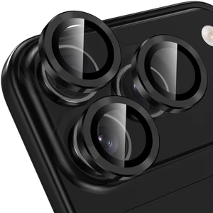 for iPhone 18 Pro Camera Lens Protector, Ultra HD Individual Camera Lens Ring 9H Tempered Glass Camera Cover, Scratch-Proof Metal Aluminum Alloy Precise Fit Case Friendly,Black for iPhone 18 Pro Camera Lens Protector, Ultra HD Individual Camera Lens Ring 9H Tempered Glass Camera Cover, Scratch-Proof Metal Aluminum Alloy Precise Fit Case Friendly,Black