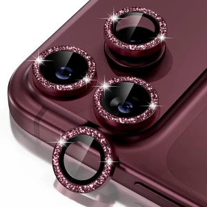 Compatible for iPhone 18 Pro/iPhone 18 Pro Max Camera Lens Protector | 9H Tempered Glass Ultra HD Bling Camera Screen Protector Cover Metal Individual Ring Decoration Accessories, Burgundy Glitter Compatible for iPhone 18 Pro/iPhone 18 Pro Max Camera Lens Protector | 9H Tempered Glass Ultra HD Bling Camera Screen Protector Cover Metal Individual Ring Decoration Accessories, Burgundy Glitter