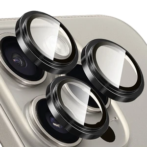 Camera Lens Protector for iPhone 13 Pro & 13 Pro Max, Black | AR+AF, 9H Tempered Glass, Individual Metal Ring, Anti Glare, Fall Protection, Camera Screen Cover