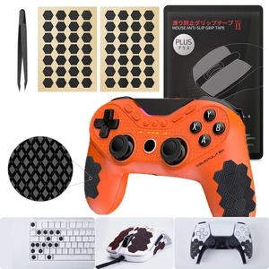 HOTLINEGAMES 2.0 Plus DIY Hexagon Anti Slip Tape Compatible with GameSir Tarantula 8K, Gaming Mouse Grip Tape, Professional Mice Upgrade Kit, Sweat Resistant, Cut to Fit, Easy to Use