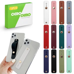 12-Piece Universal Phone Loop Finger Strap Holder, Portable Silicone Grip Strap for Phone Cases, Telescopic Finger Loop (Assorted Colors) 12-Piece Universal Phone Loop Finger Strap Holder, Portable Silicone Grip Strap for Phone Cases, Telescopic Finger Loop (Assorted Colors)