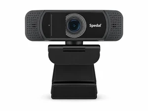 1080P Webcam with Microphone for Laptop and Desktop | Wide-angle web camera with auto light correction and plug-and-play setup for Zoom, video calls, streaming and classes.