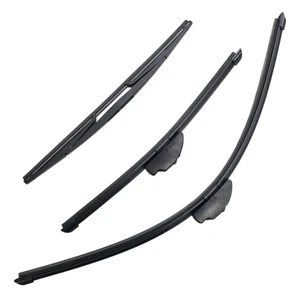 Silbak Wiper Blade Set compatible with Honda Insight 2010-2012, Front and Rear 3-Piece, Driver 26 in, Passenger 16 in, Rear 15 in Silbak Wiper Blade Set compatible with Honda Insight 2010-2012, Front and Rear 3-Piece, Driver 26 in, Passenger 16 in, Rear 15 in