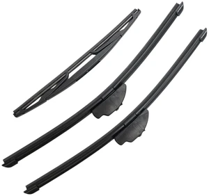 Silbak Wiper Blade Set compatible with Jeep Wrangler 4xe 2023-2025, Front and Rear 3-Piece, Driver 16 in, Passenger 16 in, Rear 13 in Silbak Wiper Blade Set compatible with Jeep Wrangler 4xe 2023-2025, Front and Rear 3-Piece, Driver 16 in, Passenger 16 in, Rear 13 in